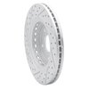 830-59058R Geoperformance Drilled/Slotted Brake Rotor, Fits Select Acura/Honda, Position: Front Right - image 4