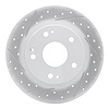 830-59059L Geoperformance Drilled/Slotted Brake Rotor, Fits Select Acura/Honda, Position: Rear Left - image 1