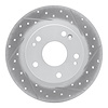 830-59059R Geoperformance Drilled/Slotted Brake Rotor, Fits Select Acura/Honda, Position: Rear Right - image 1