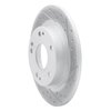 830-59059R Geoperformance Drilled/Slotted Brake Rotor, Fits Select Acura/Honda, Position: Rear Right - image 2