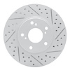 830-59061R Geoperformance Drilled/Slotted Brake Rotor, Fits Select Acura/Honda, Position: Front Right - image 1