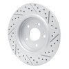 830-59066L Geoperformance Drilled/Slotted Brake Rotor, Fits Select Acura/Honda, Position: Rear Left - image 4