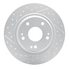 830-59068L Geoperformance Drilled/Slotted Brake Rotor, 2017-2020 Acura/Honda, Position: Rear Left - image 1