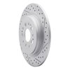 830-59070R Geoperformance Drilled/Slotted Brake Rotor, Fits Select Acura/Honda, Position: Rear Right - image 2