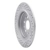 830-59070R Geoperformance Drilled/Slotted Brake Rotor, Fits Select Acura/Honda, Position: Rear Right - image 4
