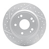 830-59071L Geoperformance Drilled/Slotted Brake Rotor, Fits Select Acura/Honda, Position: Rear Left - image 1