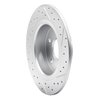 830-59071L Geoperformance Drilled/Slotted Brake Rotor, Fits Select Acura/Honda, Position: Rear Left - image 4