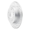 830-59071R Geoperformance Drilled/Slotted Brake Rotor, Fits Select Acura/Honda, Position: Rear Right - image 2