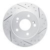 830-63013R Geoperformance Drilled/Slotted Brake Rotor, 1987-2015 Multiple Makes/Models, Position: Rear Right
