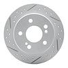 830-63015L Geoperformance Drilled/Slotted Brake Rotor, 1983-1995 Mercedes-Benz, Position: Rear Left - image 1