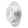 830-63015L Geoperformance Drilled/Slotted Brake Rotor, 1983-1995 Mercedes-Benz, Position: Rear Left - image 2
