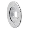 830-63016L Geoperformance Drilled/Slotted Brake Rotor, 1984-1995 Mercedes-Benz, Position: Front Left - image 4