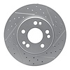 830-63016R Geoperformance Drilled/Slotted Brake Rotor, 1984-1995 Mercedes-Benz, Position: Front Right - image 1