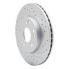 830-63016R Geoperformance Drilled/Slotted Brake Rotor, 1984-1995 Mercedes-Benz, Position: Front Right - image 2