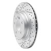 830-63024L Geoperformance Drilled/Slotted Brake Rotor, 1992-1999 Mercedes-Benz, Position: Rear Left - image 2