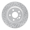 830-63024R Geoperformance Drilled/Slotted Brake Rotor, 1992-1999 Mercedes-Benz, Position: Rear Right - image 1
