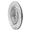 830-63024R Geoperformance Drilled/Slotted Brake Rotor, 1992-1999 Mercedes-Benz, Position: Rear Right - image 4