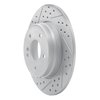 830-63032L Geoperformance Drilled/Slotted Brake Rotor, 1994-2011 Mercedes-Benz, Position: Rear Left - image 2