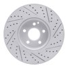 830-63085L Geoperformance Drilled/Slotted Brake Rotor, 2008-2020 Mercedes-Benz, Position: Front Left - image 3