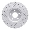 830-63085R Geoperformance Drilled/Slotted Brake Rotor, 2008-2020 Mercedes-Benz, Position: Front Right - image 3