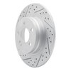 830-63086L Geoperformance Drilled/Slotted Brake Rotor, 2008-2015 Mercedes-Benz, Position: Rear Left - image 2