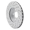 830-63088R Geoperformance Drilled/Slotted Brake Rotor, 2006-2011 Mercedes-Benz, Position: Front Right - image 4