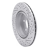 830-63089L Geoperformance Drilled/Slotted Brake Rotor, 2008-2017 Mercedes-Benz, Position: Rear Left - image 1