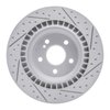 830-63096L Geoperformance Drilled/Slotted Brake Rotor, 2010-2018 Mercedes-Benz, Position: Rear Left - image 3
