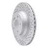 830-63096R Geoperformance Drilled/Slotted Brake Rotor, 2010-2018 Mercedes-Benz, Position: Rear Right - image 2