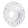 830-63107L Geoperformance Drilled/Slotted Brake Rotor, 2014-2020 Multiple Makes/Models, Position: Rear Left - image 2