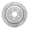 830-63131L Geoperformance Drilled/Slotted Brake Rotor, 2006-2012 Mercedes-Benz, Position: Rear Left - image 1