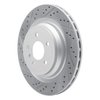 830-63140L Geoperformance Drilled/Slotted Brake Rotor, 2012-2019 Mercedes-Benz, Position: Rear Left - image 2