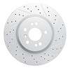 830-63144R Geoperformance Drilled/Slotted Brake Rotor, 2012-2018 Mercedes-Benz, Position: Front Right - image 1