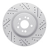 830-63146R Geoperformance Drilled/Slotted Brake Rotor, 2013-2019 Mercedes-Benz, Position: Front Right - image 1