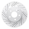 830-63158L Geoperformance Drilled/Slotted Brake Rotor, Fits Select Mercedes-Benz, Position: Front Left