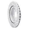 830-63163L Geoperformance Drilled/Slotted Brake Rotor, 2014-2019 Mercedes-Benz, Position: Rear Left - image 4