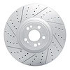 830-63180L Geoperformance Drilled/Slotted Brake Rotor, Fits Select Mercedes-Benz, Position: Front Left