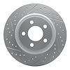830-63184L Geoperformance Drilled/Slotted Brake Rotor, Fits Select Mercedes-Benz, Position: Rear Left