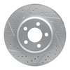 830-63199L Geoperformance Drilled/Slotted Brake Rotor, Fits Select Mercedes-Benz, Position: Rear Left