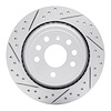 830-65018L Geoperformance Drilled/Slotted Brake Rotor, 2003-2011 GM, Position: Rear Left