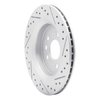 830-65018L Geoperformance Drilled/Slotted Brake Rotor, 2003-2011 GM, Position: Rear Left - image 4