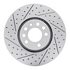 830-65019L Geoperformance Drilled/Slotted Brake Rotor, 2003-2011 GM, Position: Front Left - image 1