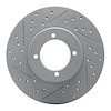 830-67009L Geoperformance Drilled/Slotted Brake Rotor, 1970-1973 Infiniti/Nissan, Position: Front Left - image 1