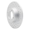 830-67009R Geoperformance Drilled/Slotted Brake Rotor, 1970-1973 Infiniti/Nissan, Position: Front Right - image 2