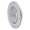 830-67034L Geoperformance Drilled/Slotted Brake Rotor, 1989-1996 Infiniti/Nissan, Position: Rear Left - image 4