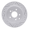 830-67034R Geoperformance Drilled/Slotted Brake Rotor, 1989-1996 Infiniti/Nissan, Position: Rear Right - image 1