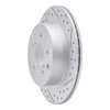 830-67034R Geoperformance Drilled/Slotted Brake Rotor, 1989-1996 Infiniti/Nissan, Position: Rear Right - image 2