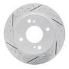 830-67036L Geoperformance Drilled/Slotted Brake Rotor, 1990-2006 Infiniti/Nissan, Position: Rear Left - image 1