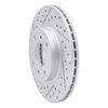 830-67040L Geoperformance Drilled/Slotted Brake Rotor, 1993-2006 Infiniti/Nissan, Position: Front Left - image 2