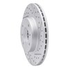 830-67040R Geoperformance Drilled/Slotted Brake Rotor, 1993-2006 Infiniti/Nissan, Position: Front Right - image 2